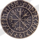 VEGVISIR -Schließe messingfarben 4cm, Schnalle