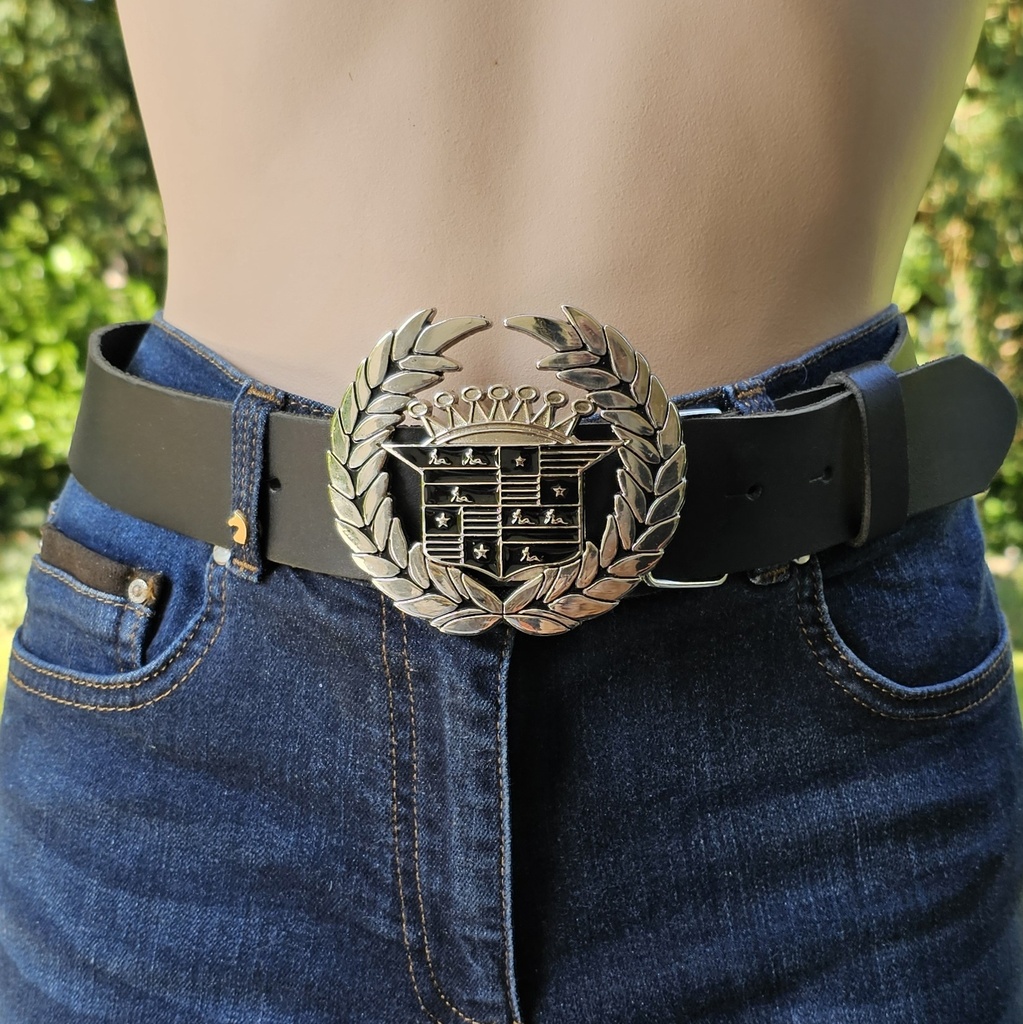 CADDY-BO 2; 4cm Schließe, Schnalle, silber/schwarz, Flaschenöffner