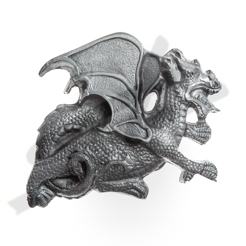 Nordischer Drache, 4cm, Zinnschließe, Schnalle