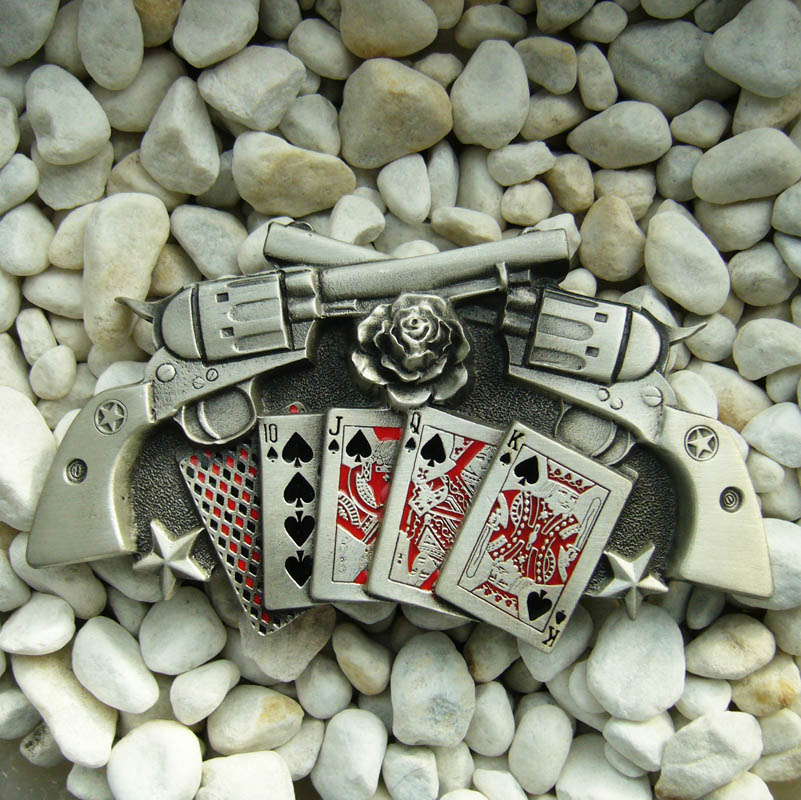 Las Vegas Poker, 4cm, Gürtelschließe, Schnalle