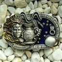 Sternzeichen Wassermann - Aquarius 4cm Schließe, Schnalle