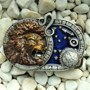 Sternzeichen Löwe - Leo, 4cm Schließe, Schnalle