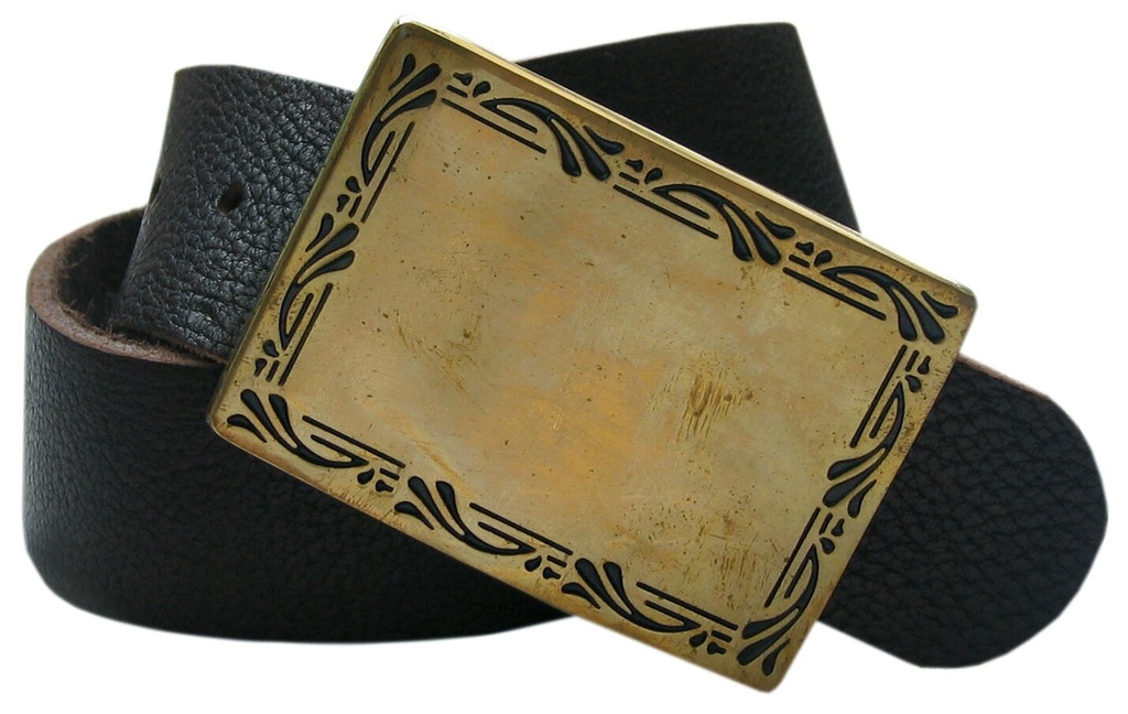 Frame - brass square, 4cm Messing-Schließe, Schnalle