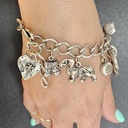 Armband WIESN,Fb:silber,OKTOBERFEST,WASN,GÄUBODEN,Trachten-Schmuck