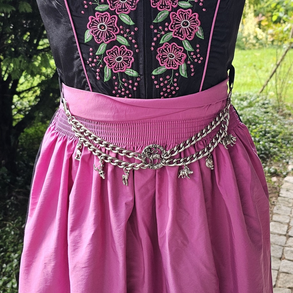 CHARIVARI / Kettengürtel,HIRSCH,Fb:silber, Cosplay