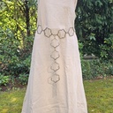 Y-Daisy, Ypsilon-Kettengürtel, silbern, Mittelalter, Larp, Cosplay