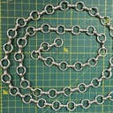 RINGKETTE, 100 cm/Stück, Mittelalter, Larp, Cosplay