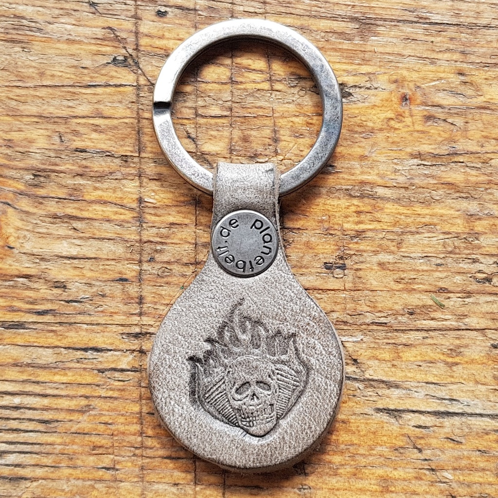 Schlüsselanhänger Biker V-TWIN IN FLAMES