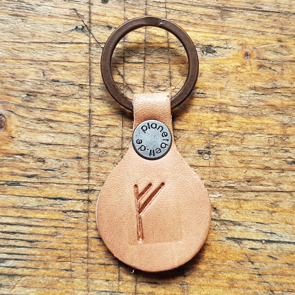 Schlüsselanhänger RUNE FEHU "F"