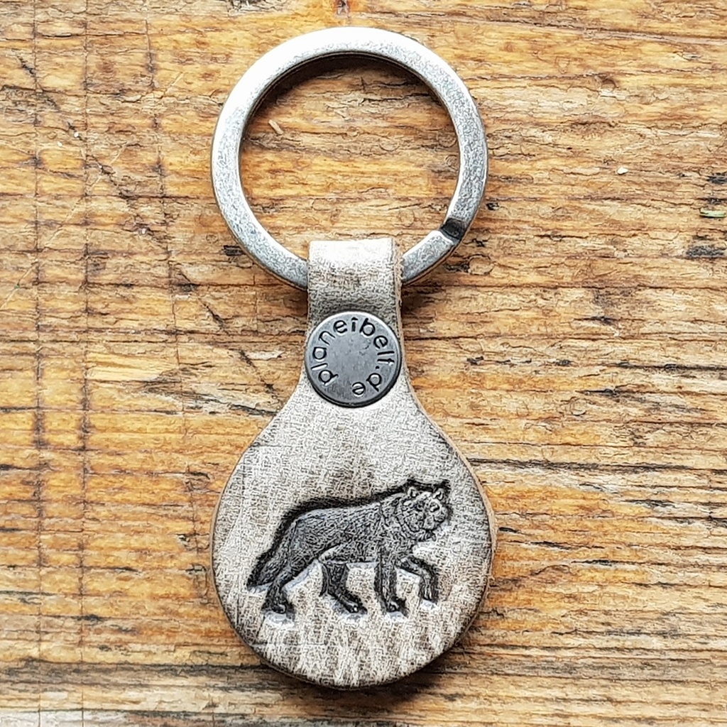 Schlüsselanhänger LAUFENDER WOLF