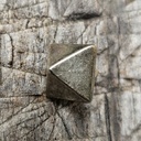 Pyramide 10x10,Beschlag,Fb.silber,Mittelalter,Larp,Wikinger,Niete