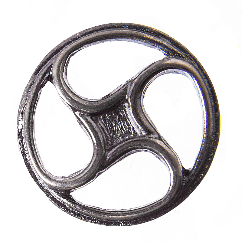 Wheel, eisenfarbener STEAMPUNK-Beschlag