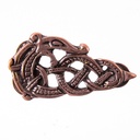 Gürtelspitze keltische Schlange 2,5cm, kupferfarben