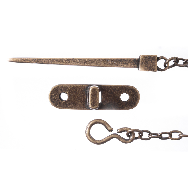 Verschluß DORN,Fb:messing,2-tlg,Tasche,Gewandung-
