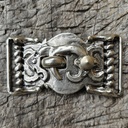 Haken-Schloß, Fb:silber,Verschluss,Mittelalter,Larp,Pirat,Wikinger,COSPLAY