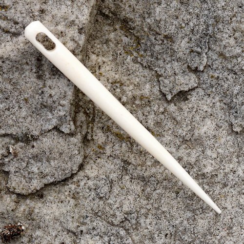 [17 KnoN 1] Knochennadel / Nähnadel - klein - Accessoire für Mittelalter Handwerk Schneiderei