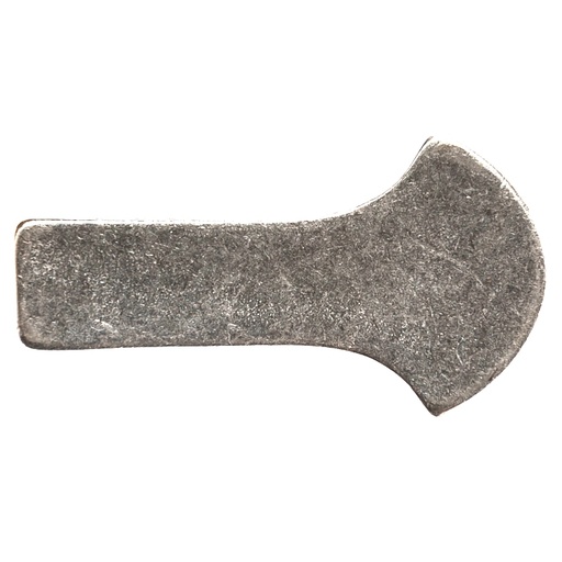 [T-612-1] silberfarbene Mittelalter-Gürtelspitze 2,5 cm
