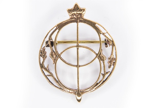 [WK-1081-2015] Brosche Chalice Wells, 4 cm