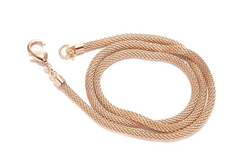[kb6-4] Bronzekette DALIAH 61 cm – Wikingerkette für Anhänger & Amulette