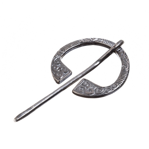 [A-5251-3] Wikinger GewandFibel ODIN, eisenfarben