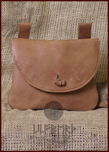 [ULF-LP-03] Mittelalter Gürteltasche aus Leder rechteckig