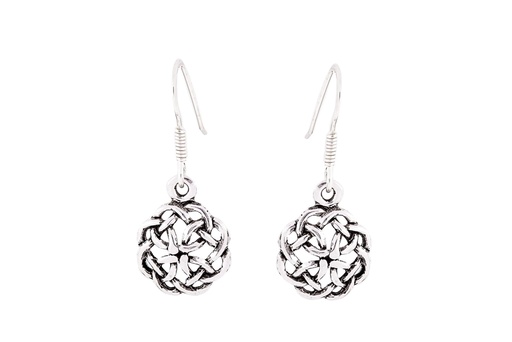 [oh104] ARIDWEN Ohrringe aus Silber – Keltischer Ohrschmuck Mutter Erde 3 cm