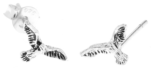 [ost27] Ohrstecker Talin Adler aus Silber – Mini-Adler Ohrschmuck 10 mm