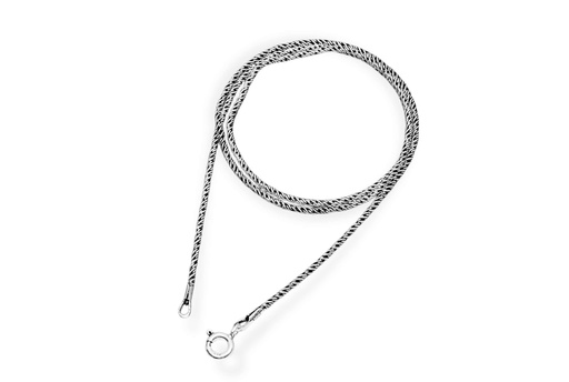 [k14] Silberkette NORVIA aus 925er Silber 41 cm – Feine historische Damenhalskette