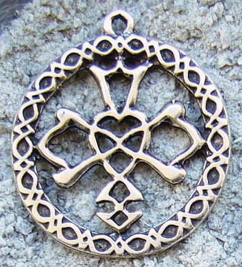 [P-5165-1] Anhänger Celtic Wedding Knot, silberfarben