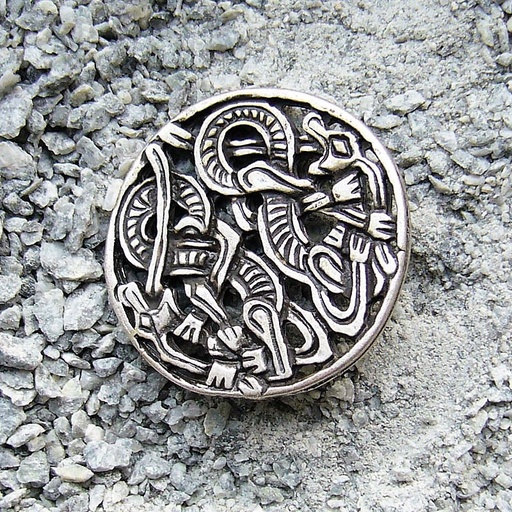 [32596] celtic dragons, Beschlag silberfarben