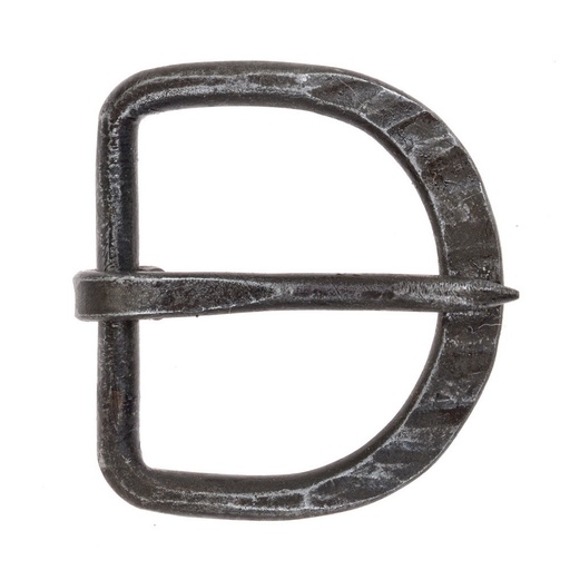 [16 Ei-S 3 HS] Eisenschnalle / Hammerschlag - 3 cm