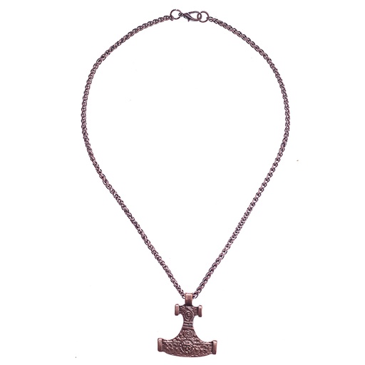 [PK-5170-4] Halskette Hiddenseehammer, kupferfarben