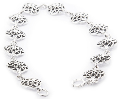 [ark13] Armband  Celtic Armkette NIANA 18.7 cm  Keltische Knoten Armband Silber