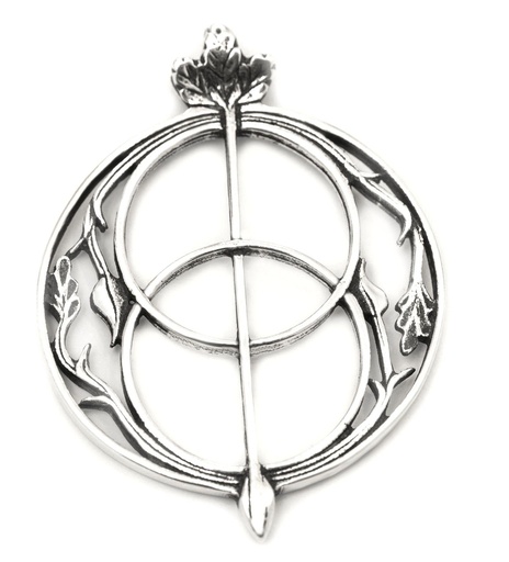 [ac2] Keltisches Amulett, Anhänger 'Chalice - Celtic Avalon' aus Silber 925- Mittelalter, Larp, Reenactment Schmuck