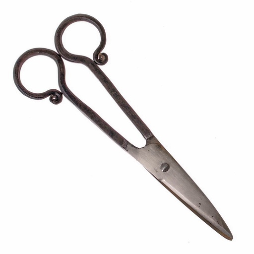 [16 Schere Haus] Schere Haushaltsschere 17,5 cm handgeschmiedet - Accessoire für Mittelalter Handwerk Schneiderei