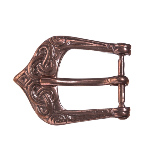 [B673-4] Mittelalter-Schließe mit Knotendesign, kupferfarben