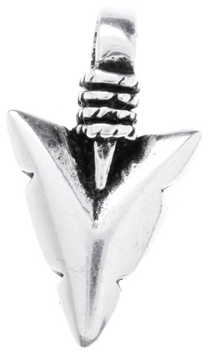 [am14] Wikinger-Amulett SUDRI – Pfeilspitzen-Anhänger aus 925er Silber (2,2 cm)