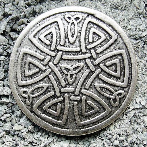 [33347] keltischer Knoten, Beschlag silberfarben