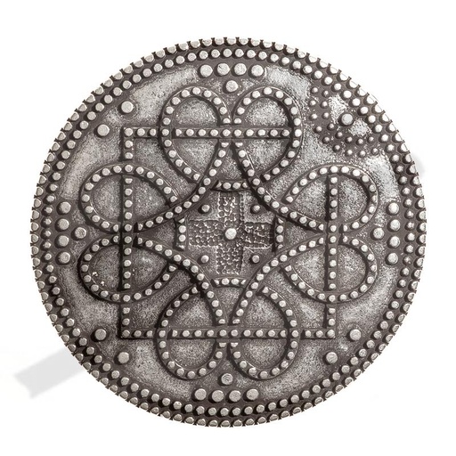 [B645-1] B645-1 Birka-Schließe silberfarben 4cm