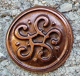 [33616] keltischer Wirbelknoten, kupferfarben