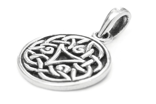 [ac25] Schmuck Anhänger Alesia 2,5 cm – Silber 925 – Keltisches Triskele-Amulett für Schutz & Balance