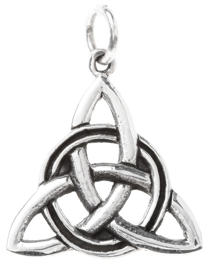 [WK2015-Ac14-2] Keltisches Amulett, Anhänger 'Alecia Taliesins Knoten' aus Silber 925- Mittelalter, Larp, Reenactment Schmuck