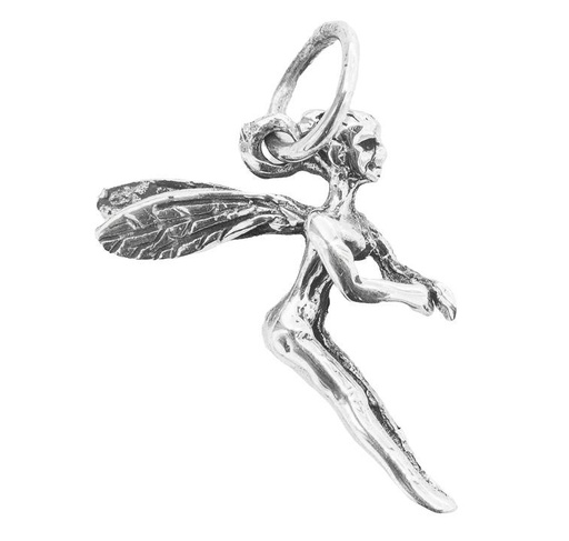 [am18] Elfen-Anhänger LIZA aus 925er Silber – Magisches Symbol für Leichtigkeit und Naturverbundenheit (2,2 cm)