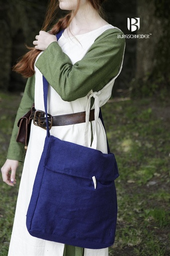 [070001NH32] Tasche Ehwaz, Blau Mittelalterliches vom Burgschneider