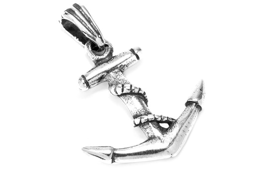 [am219] Anker-Anhänger ANKAR aus 925er Silber – Symbol für Halt und Hoffnung (3 cm)