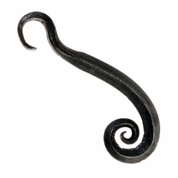 [16 BoOp Spiral] Geschmiedeter Flaschenöffner mit Spiralgriff – rustikales Eisenwerkzeug 