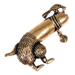 Pilgerzeichen "Phallustier mit Vogel"