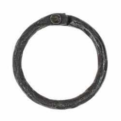 [16 Eis-Ring 3] Geschmiedeter Ring aus Eisen - groß