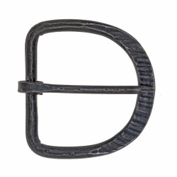 [16 Ei-S 4 HS] Eisenschnalle / Hammerschlag - 4 cm
