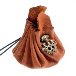 Lederbeutel "Mjölnir" - mittel